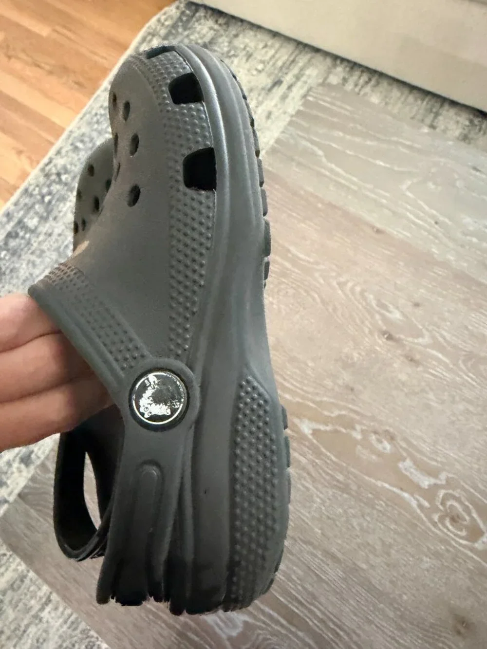 Boys Crocs Kids classic clogs black shoes sandals size C 13